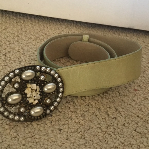 Other Harrods Lime Green Belt Medium Poshmark